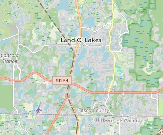 Area schools map